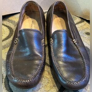 Banana Republic Dark Brown Leather Slip-Ons Driving Mocs